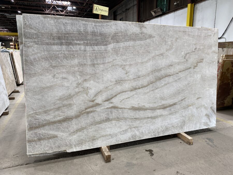 Arena Stone NJ Taj Mahal – Lot 2507, 2cm Honed Taj Mahal - Lot 2507 2cm Honed, 133" x 74" [Slab #19]