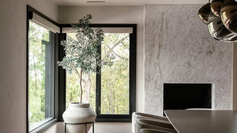 Cristallo Fireplace - Blackrock Countertops